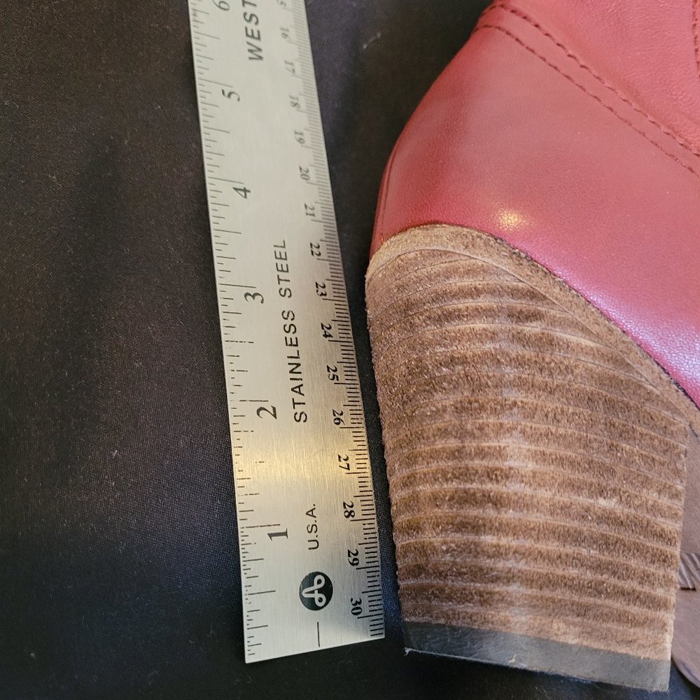 FRYE Leather boots Essa Boot - Ruby Vintage - Size 7 - Picture 13 of 15